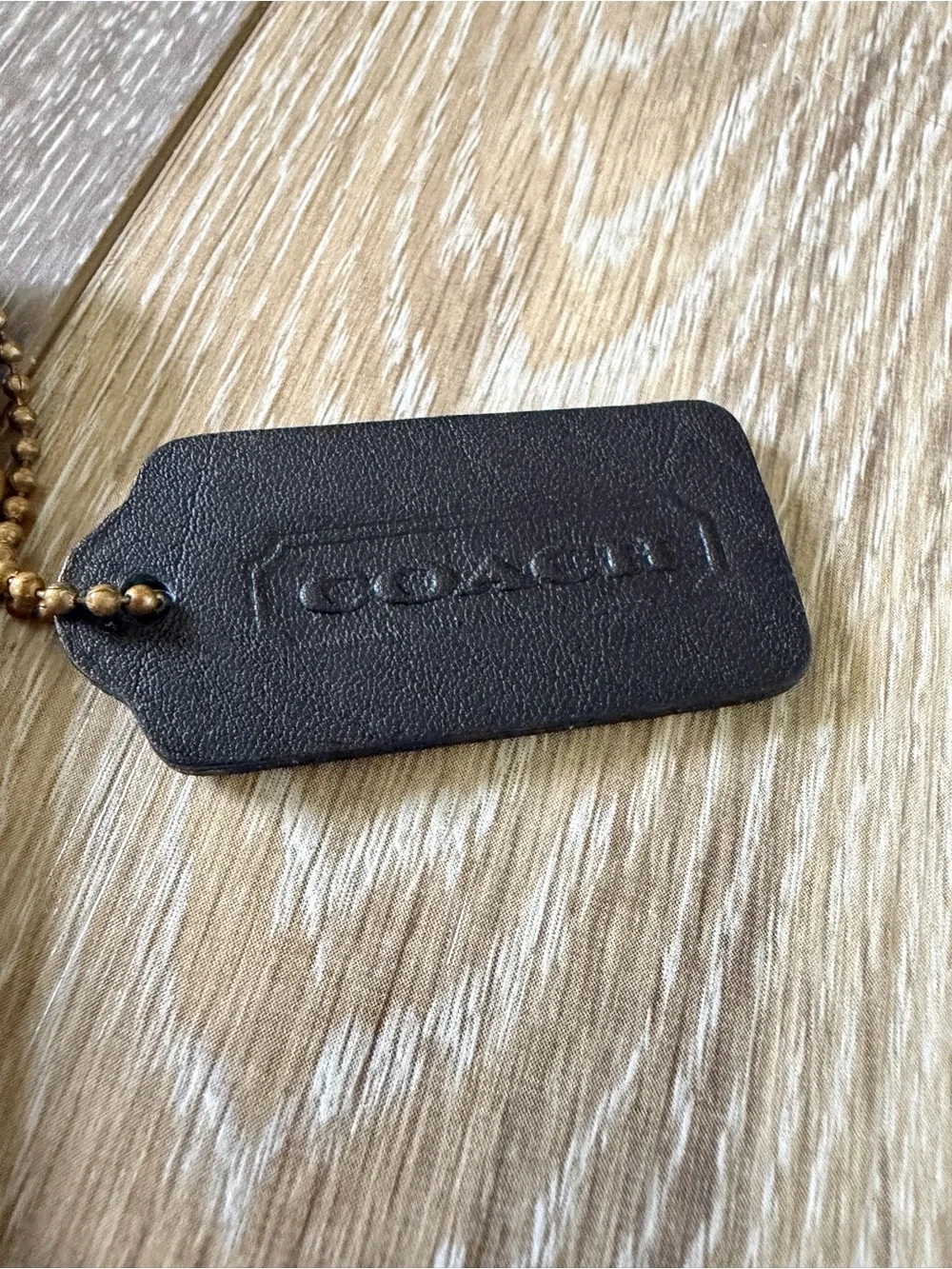 Coach Vintage Black Leather Skinny Case #7170 Pouch Wallet